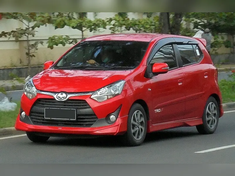 Foto ilustrasi Toyota Agya TRD MT 2016 (model serupa, bukan unit yang diiklankan)